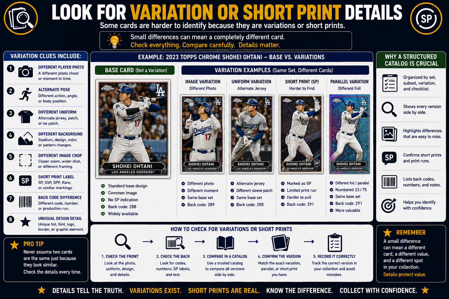 Look For Variation Or Short Print Details