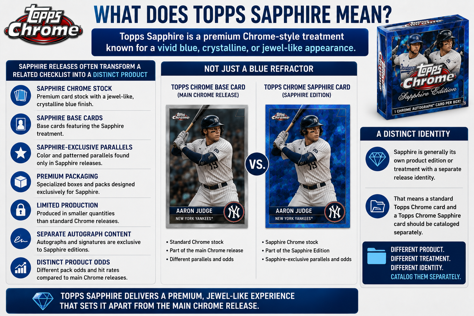 What Does Topps Sapphire Mean