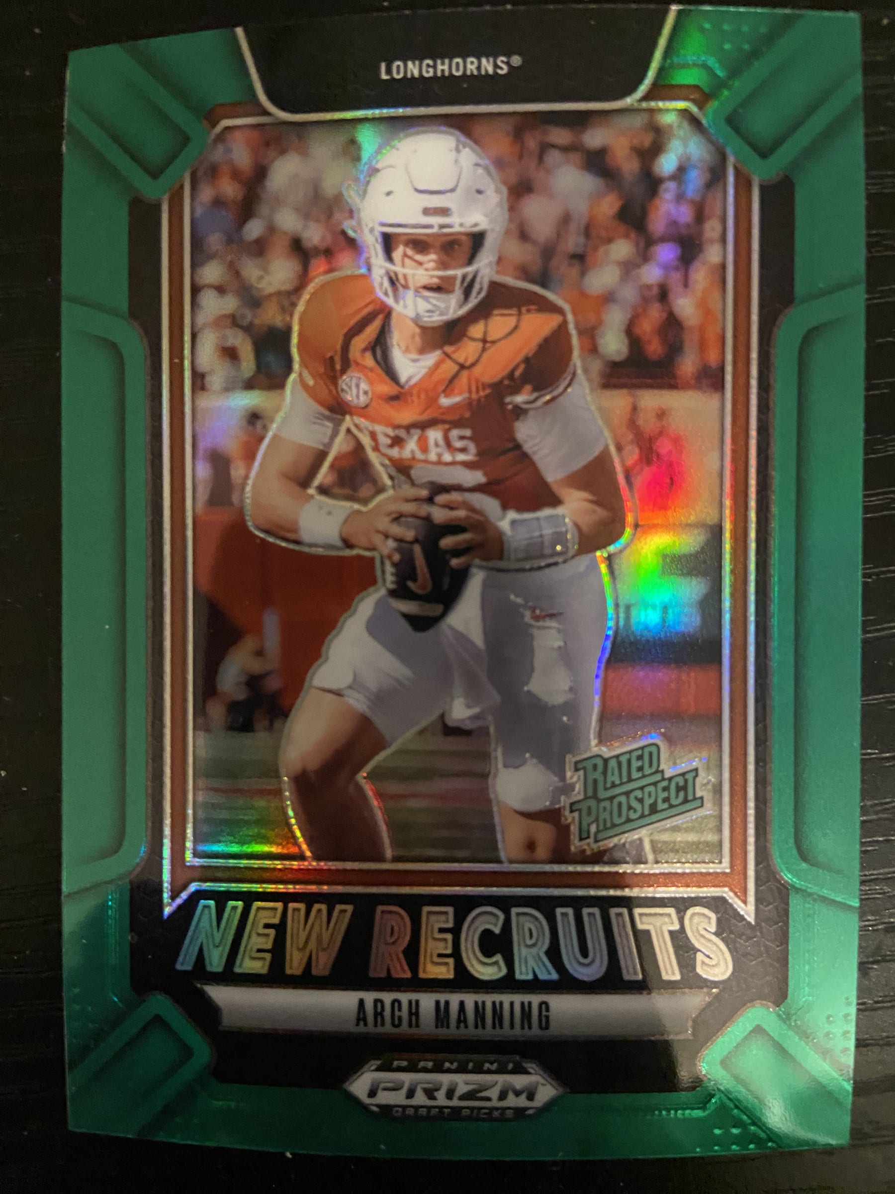 2025 Arch Manning Prizm Draft Picks #22 (Green Prizm)