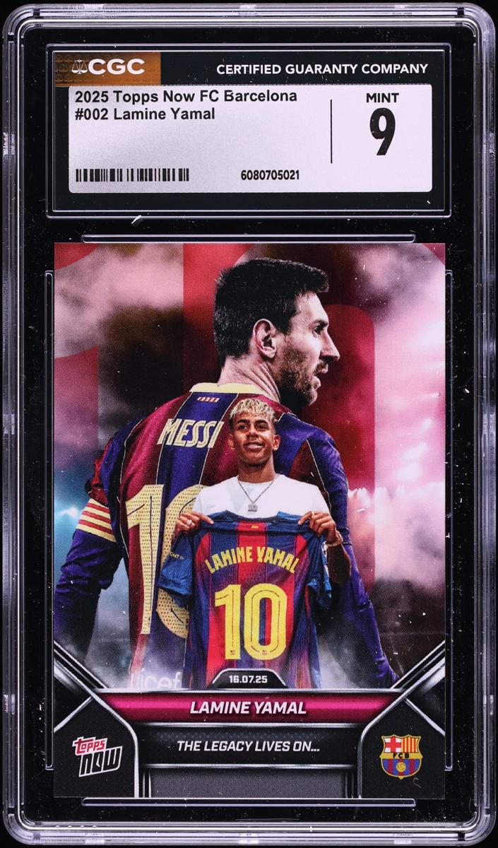 2025 Lamine Yamal Topps Now #002