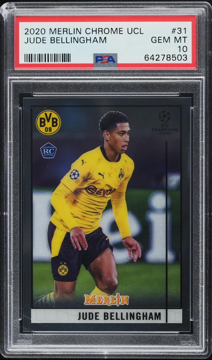 2020 Jude Bellingham Topps Merlin Chrome Soccer #31
