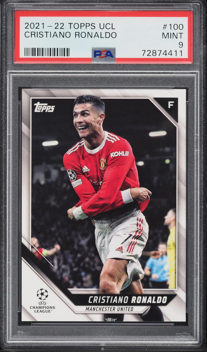 2021 Cristiano Ronaldo Topps UEFA Champions League Soccer #100