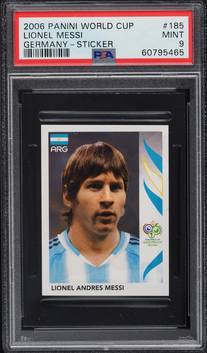 2006 Lionel Messi Panini World Cup Stickers Soccer #185