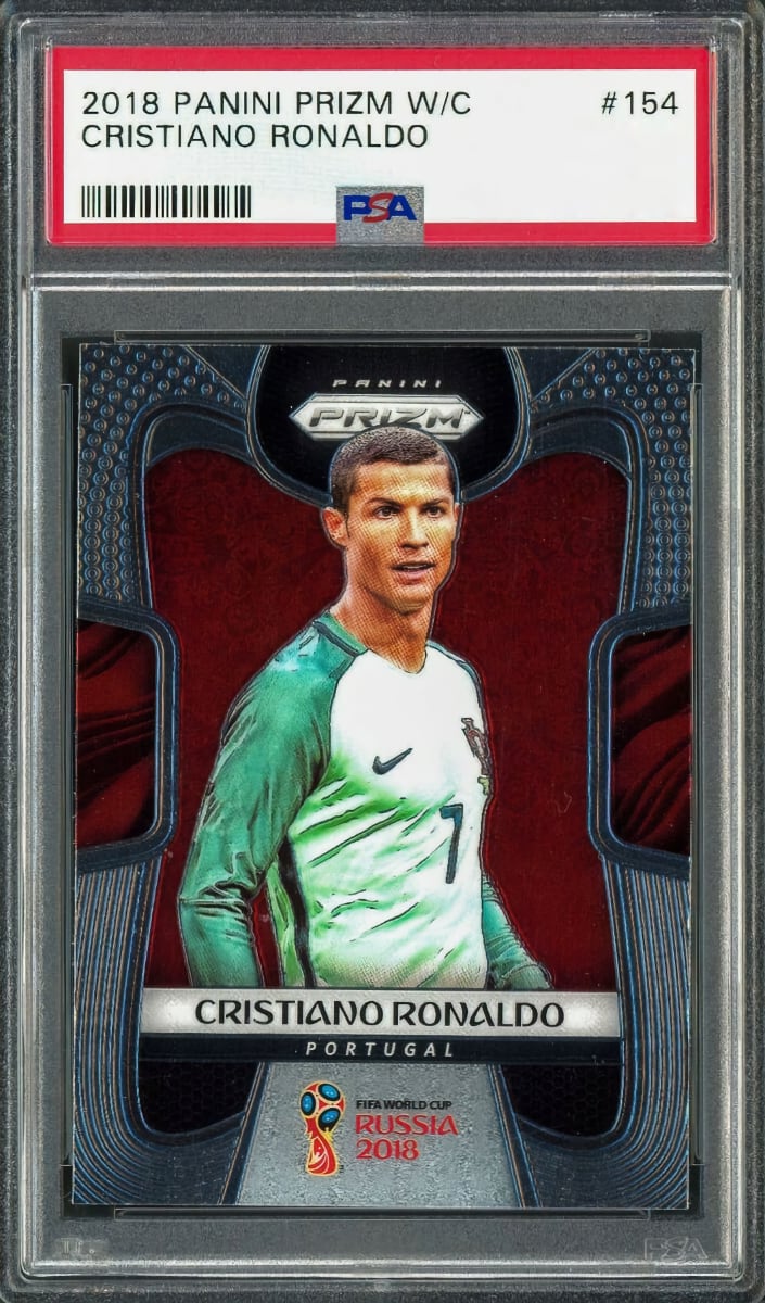 2018 Cristiano Ronaldo Panini Prizm World Cup Soccer #154