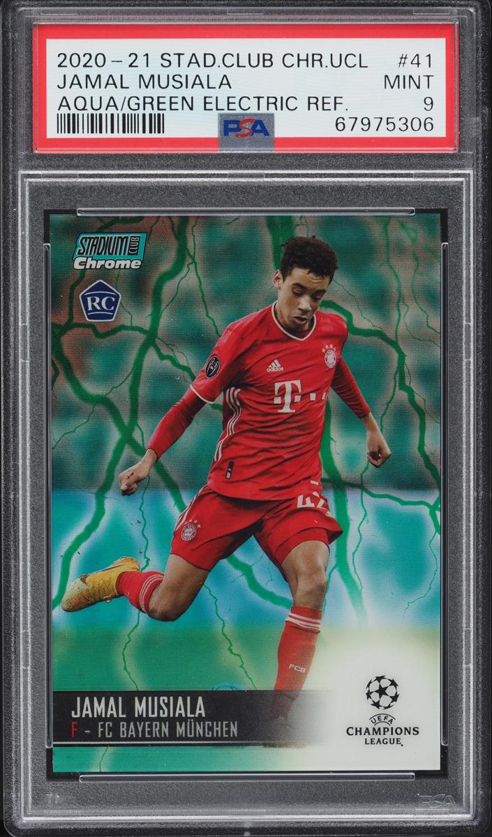 2020 Jamal Musiala Topps Stadium Club Chrome UEFA Champions League Soccer #41
