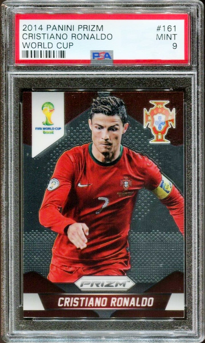 2014 Cristiano Ronaldo Panini Prizm World Cup Soccer #161