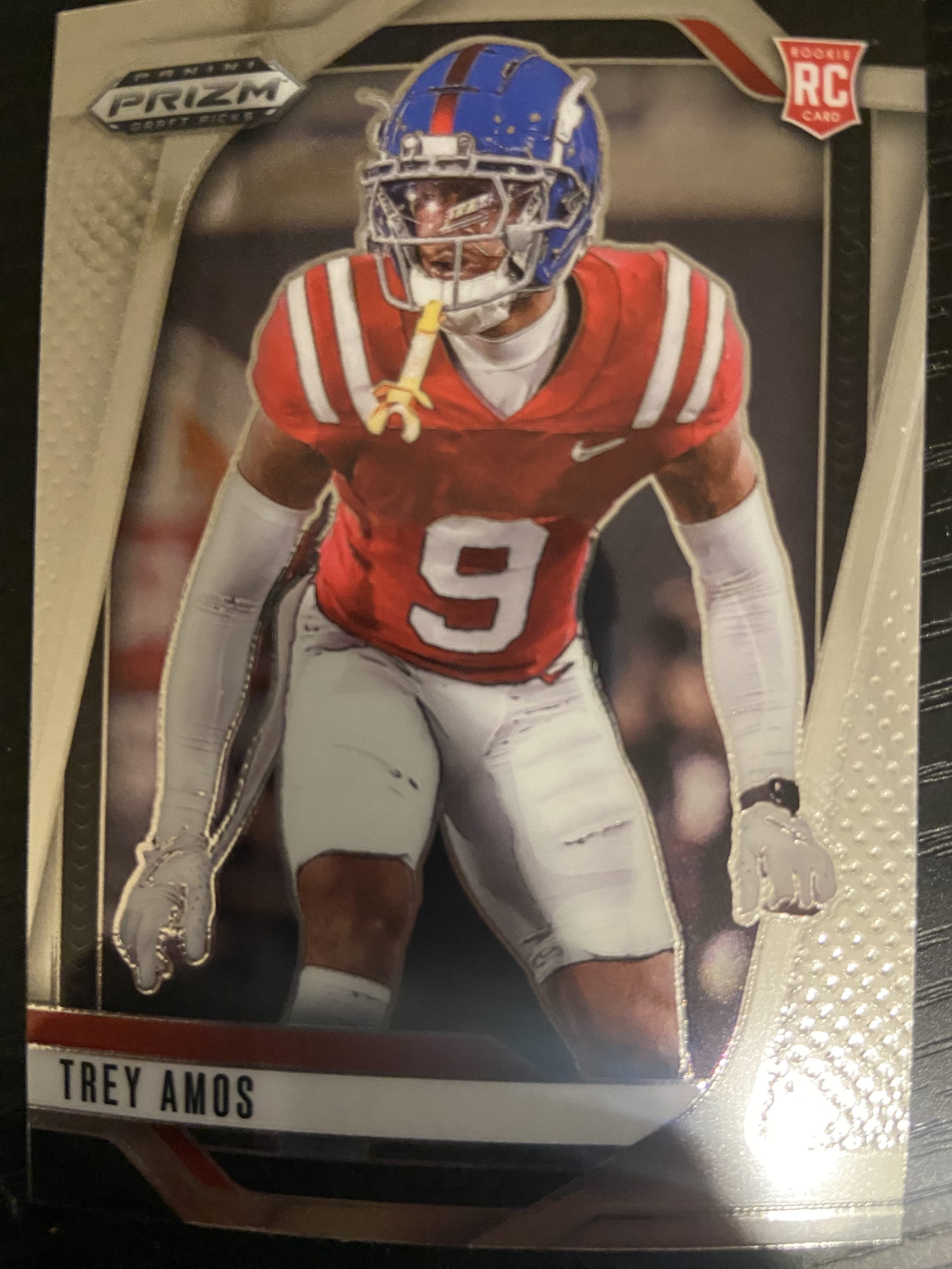 2025 Trey Amos Prizm Draft Picks #89 (Silver Prizm)