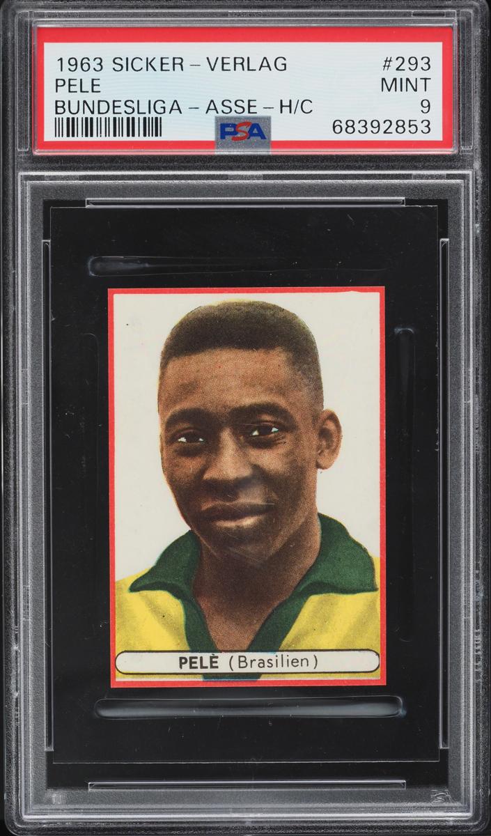 1963 Pele Sicker - Verlag Bundesliga Soccer #293