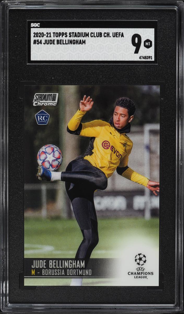 2020 Jude Bellingham Topps Stadium Club Chrome UEFA Champions League Soccer #54