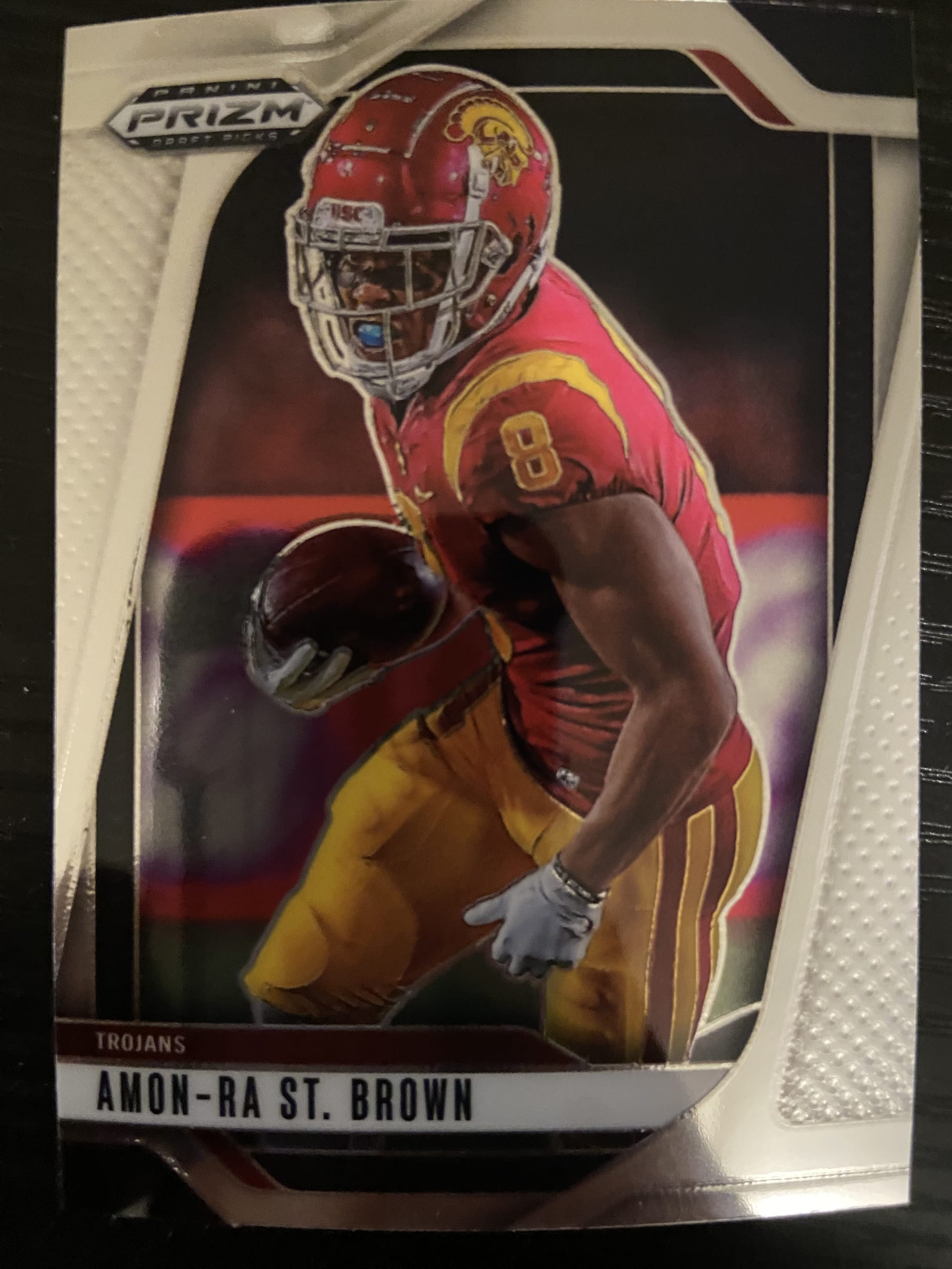 2025 Amon-Ra St. Brown Prizm Draft Picks #199 (Silver Prizm)