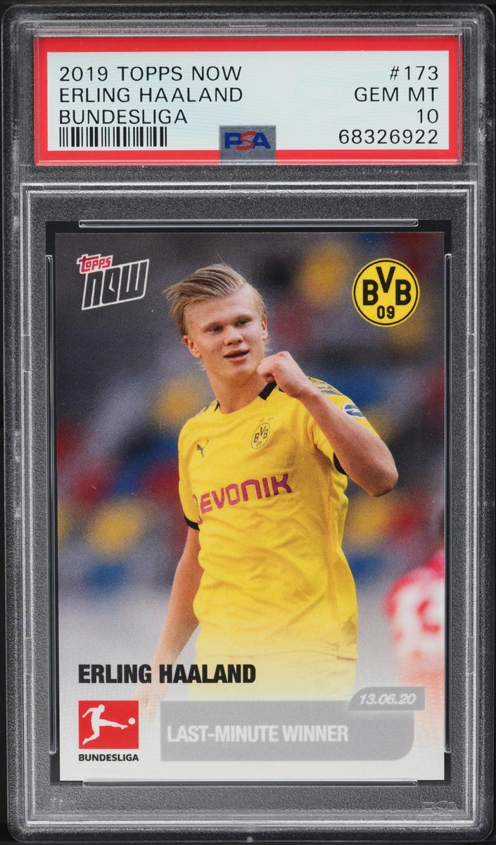 2019 Erling Haaland Topps Now Bundesliga Soccer #173