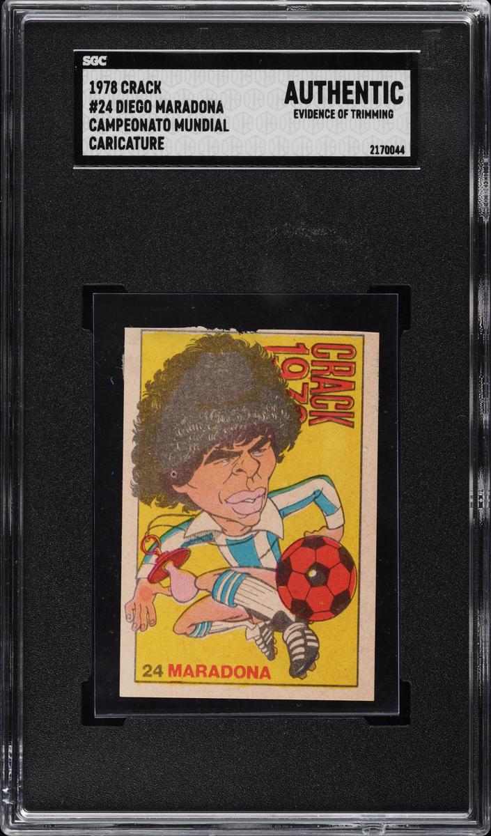 1978 Diego Maradona Crack Campeonato Mundial Soccer #24