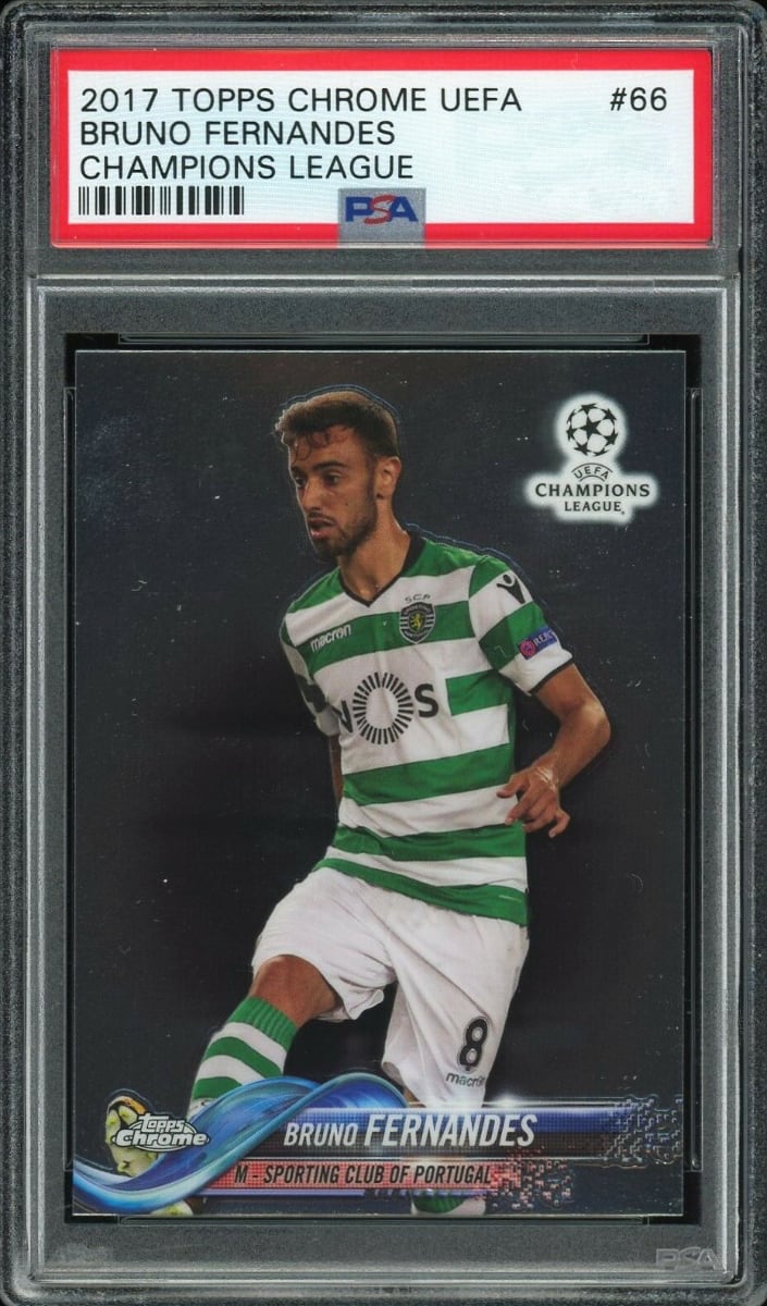 2017 Bruno Fernandes Topps Chrome UEFA Champions League Soccer #66