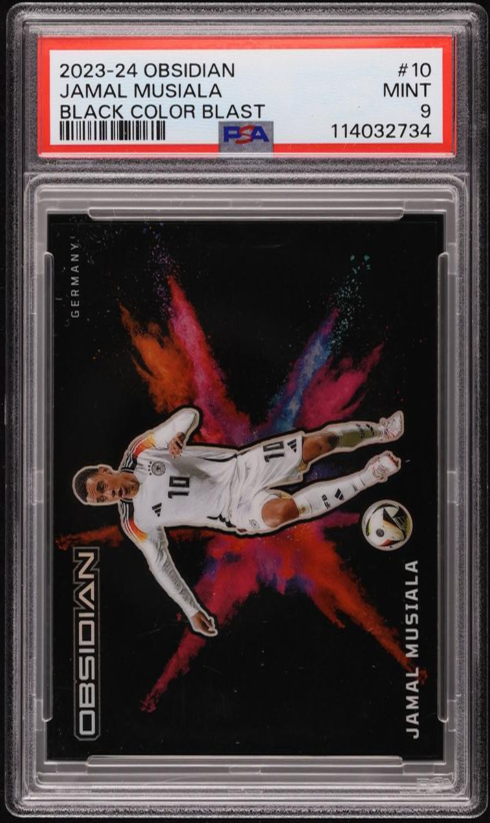 2023 Jamal Musiala Panini Obsidian Soccer #10