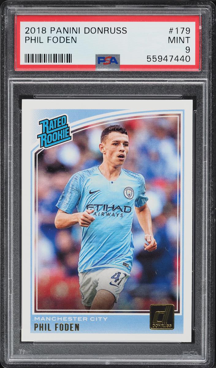 2018 Phil Foden Panini Donruss Soccer #179
