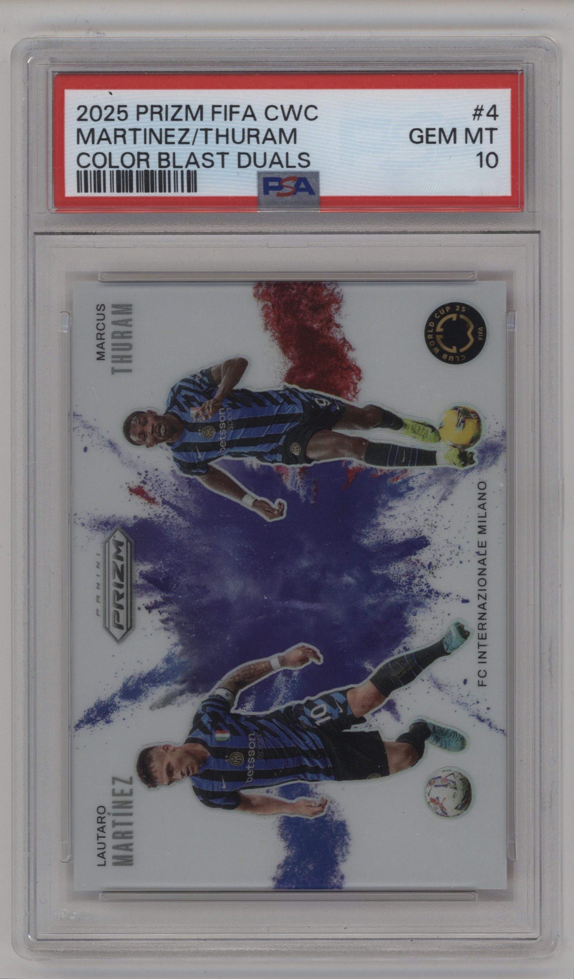 2025 Lautaro Martinez Panini Prizm #4
