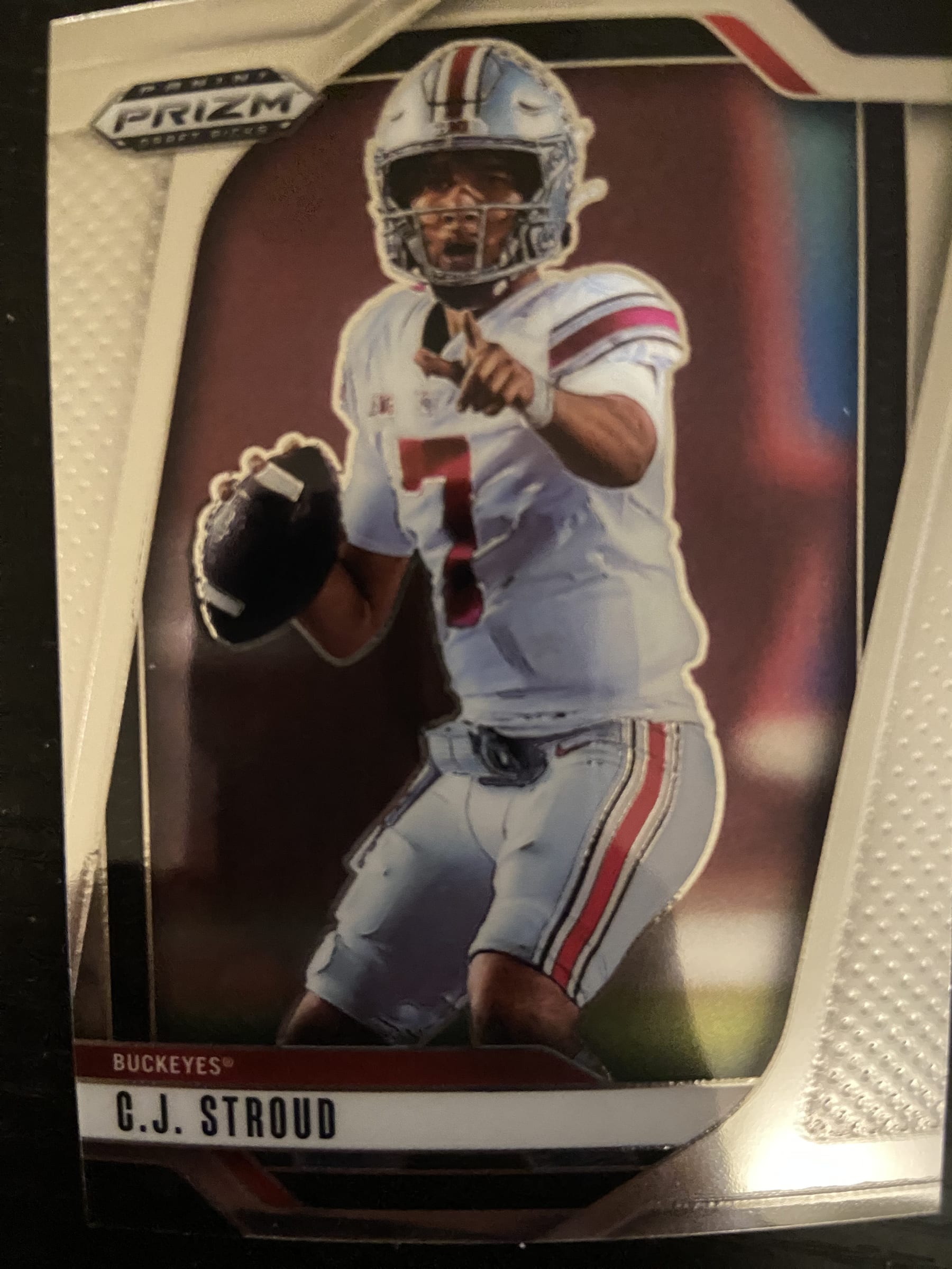 2025 C.J. Stroud Panini Prizm #186 (Silver Prizm)