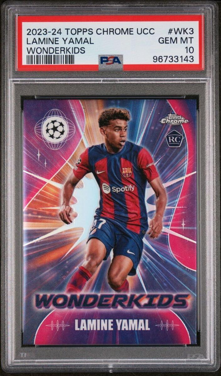 2023 Lamine Yamal Topps Chrome #WK-3