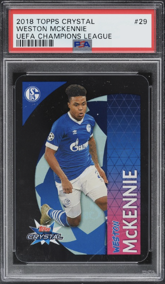 2018 Weston McKennie Topps Crystal UEFA Champions League Soccer #29