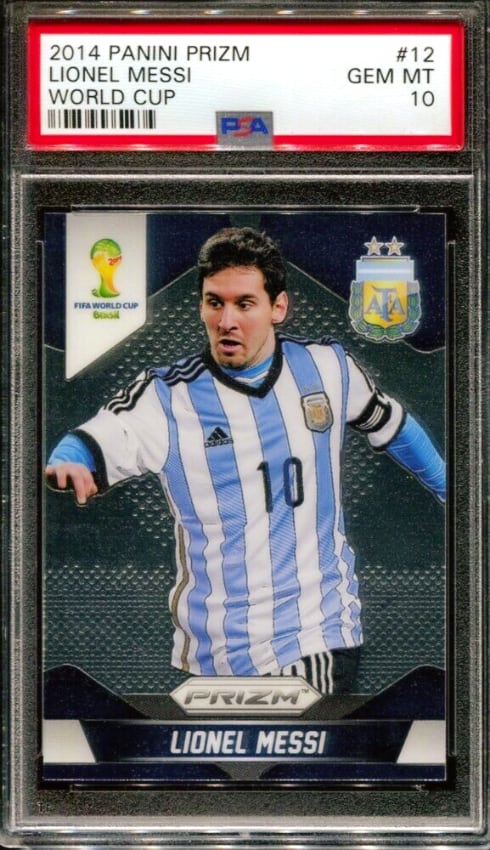 2014 Lionel Messi Panini Prizm World Cup Soccer #12