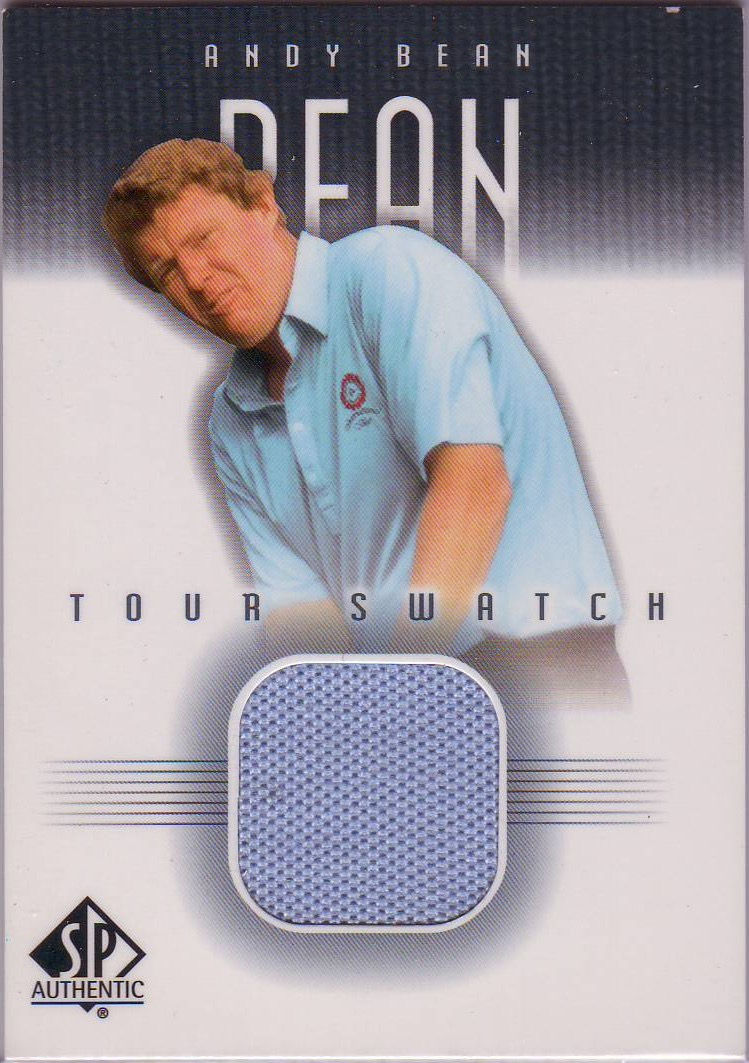 2001 Andy Bean SP Tour Swatch #AB-TS