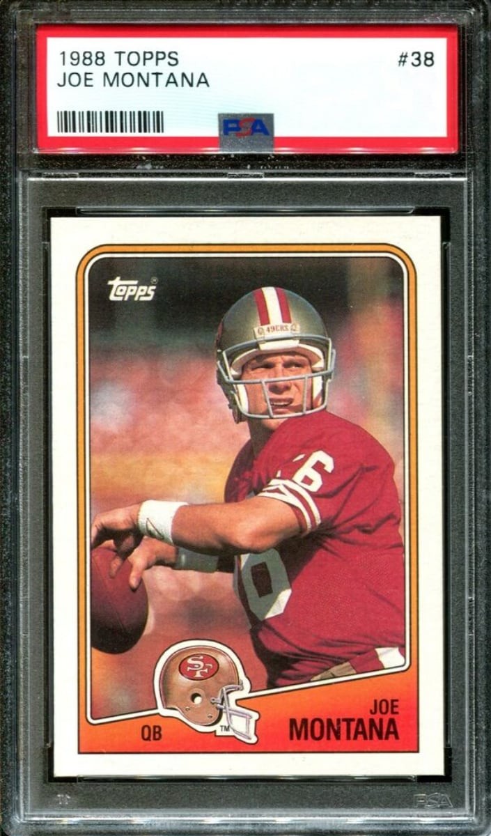 1988 Joe Montana Topps Football #38