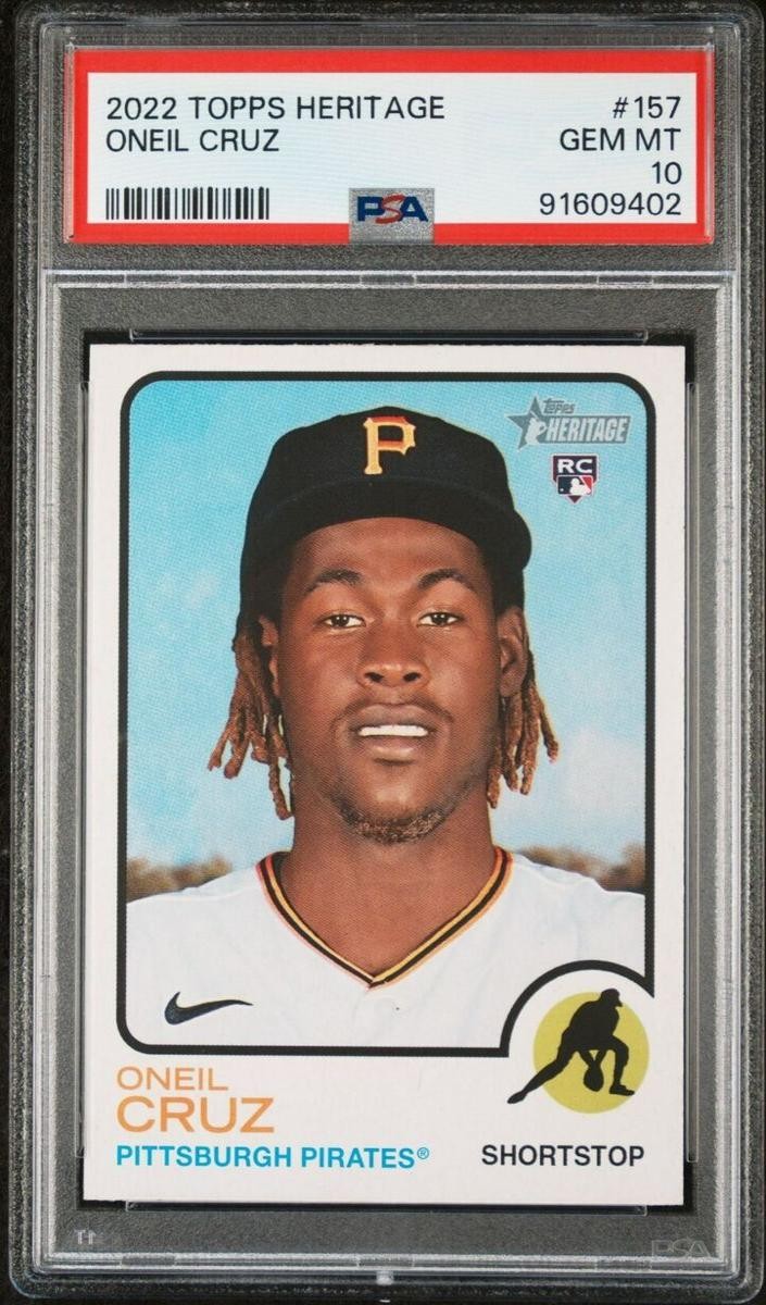 2022 Oneil Cruz Topps Heritage Baseball #157