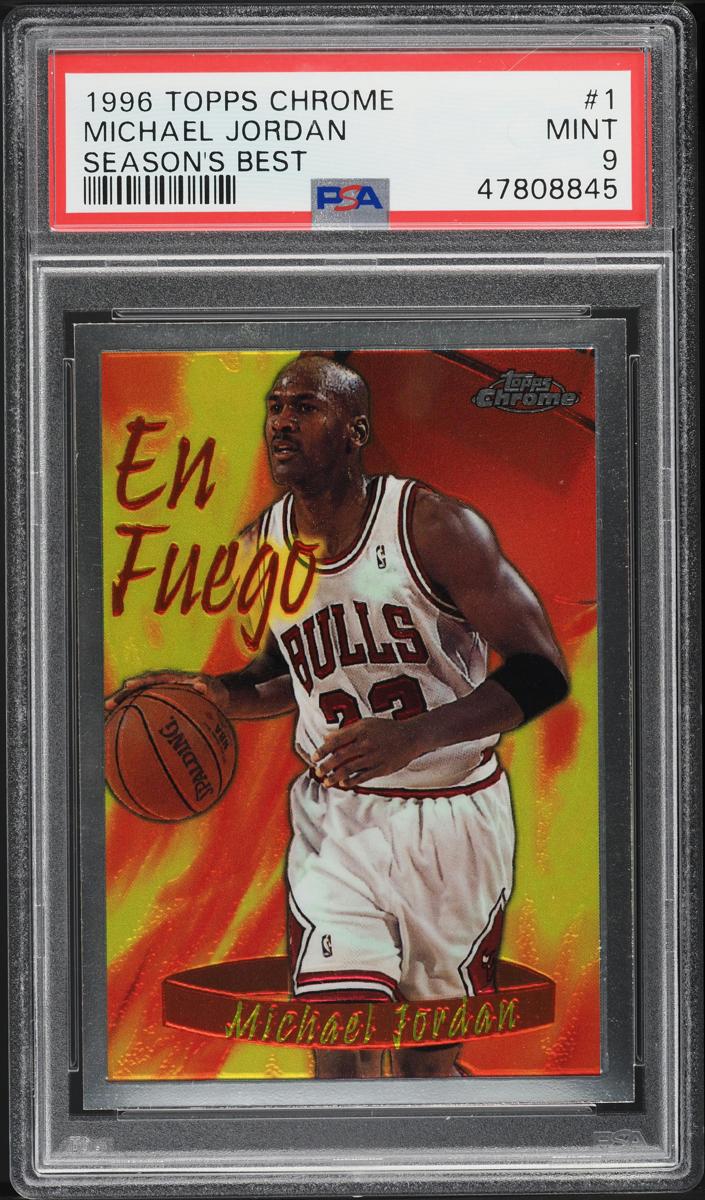 1996 Michael Jordan Topps Chrome Basketball #1