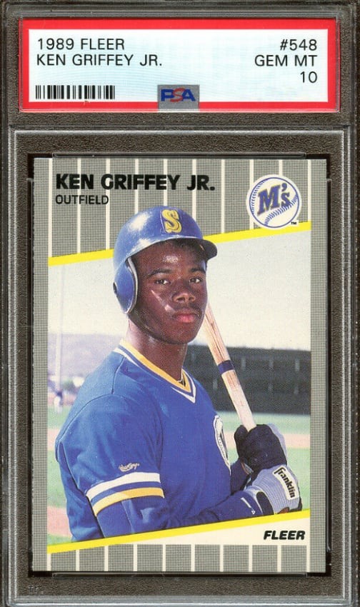 1989 Ken Griffey Jr. Fleer Baseball #548