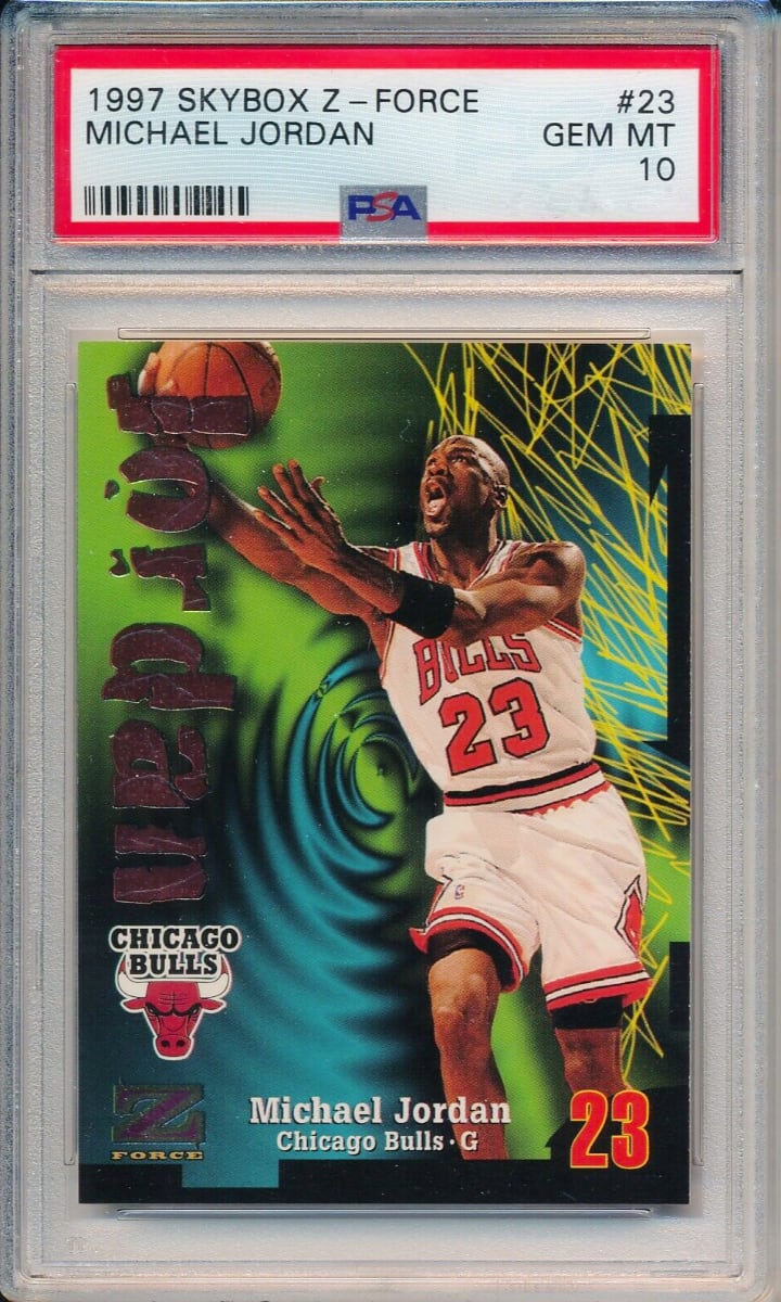 1997 Michael Jordan Skybox Z-Force Basketball #23
