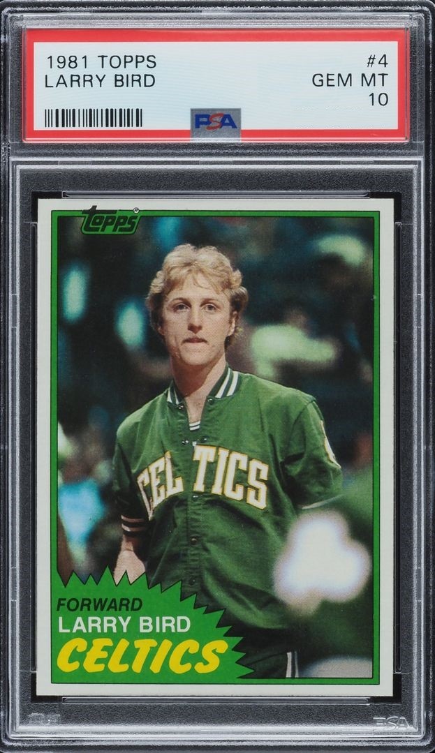 1981 Larry Bird Topps Basketball #4