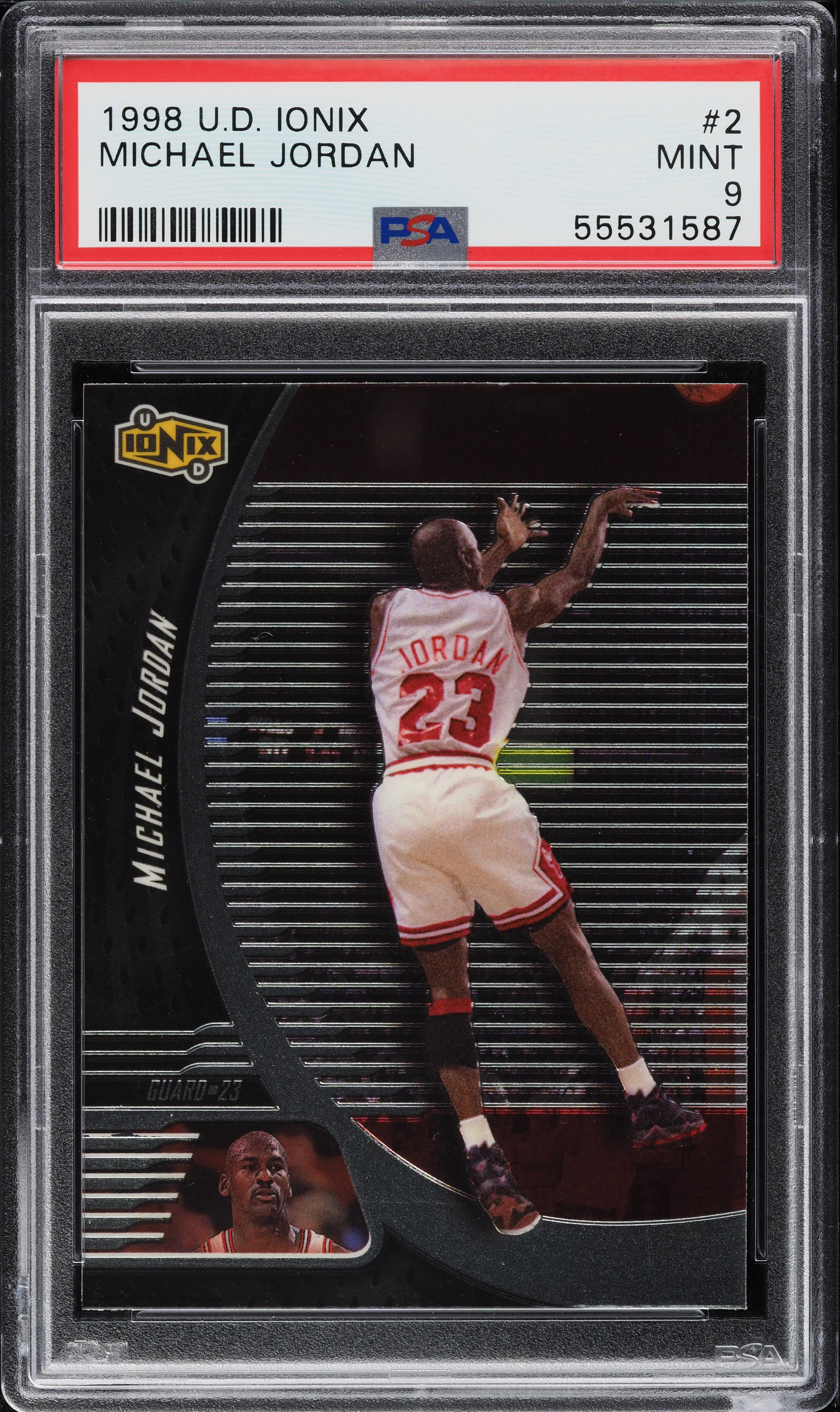 1998 Michael Jordan Upper Deck Ionix Basketball #2