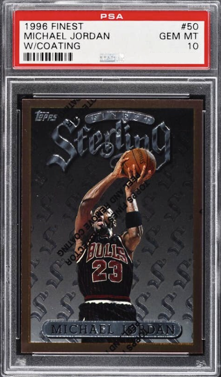 1996 Michael Jordan Topps Finest Basketball #50
