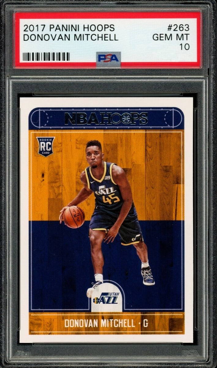 2017 Donovan Mitchell Panini Hoops Basketball #263
