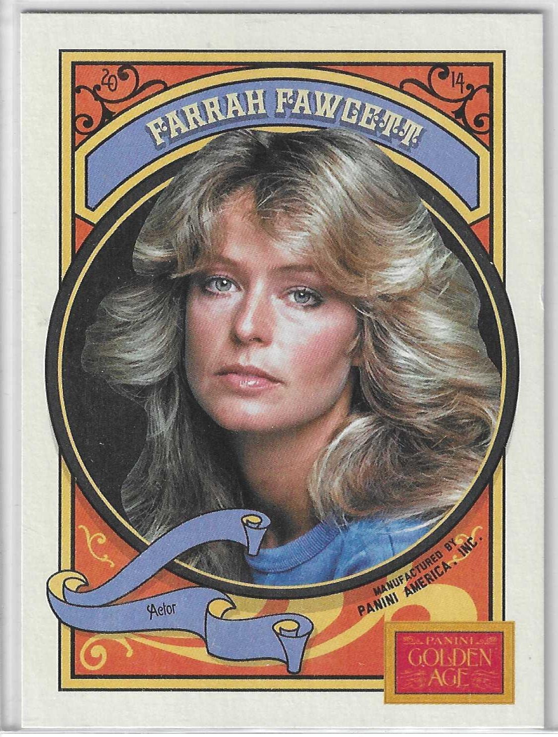 2014 Farrah Fawcett - Actor Panini Golden Age #131