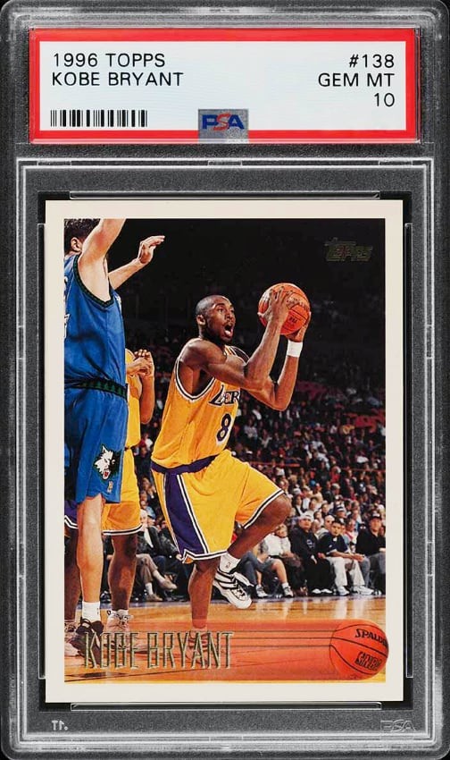 1996 Kobe Bryant Topps Basketball #138