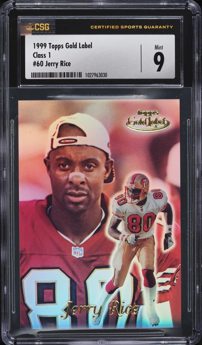 1999 Jerry Rice Topps Gold Label Football #60