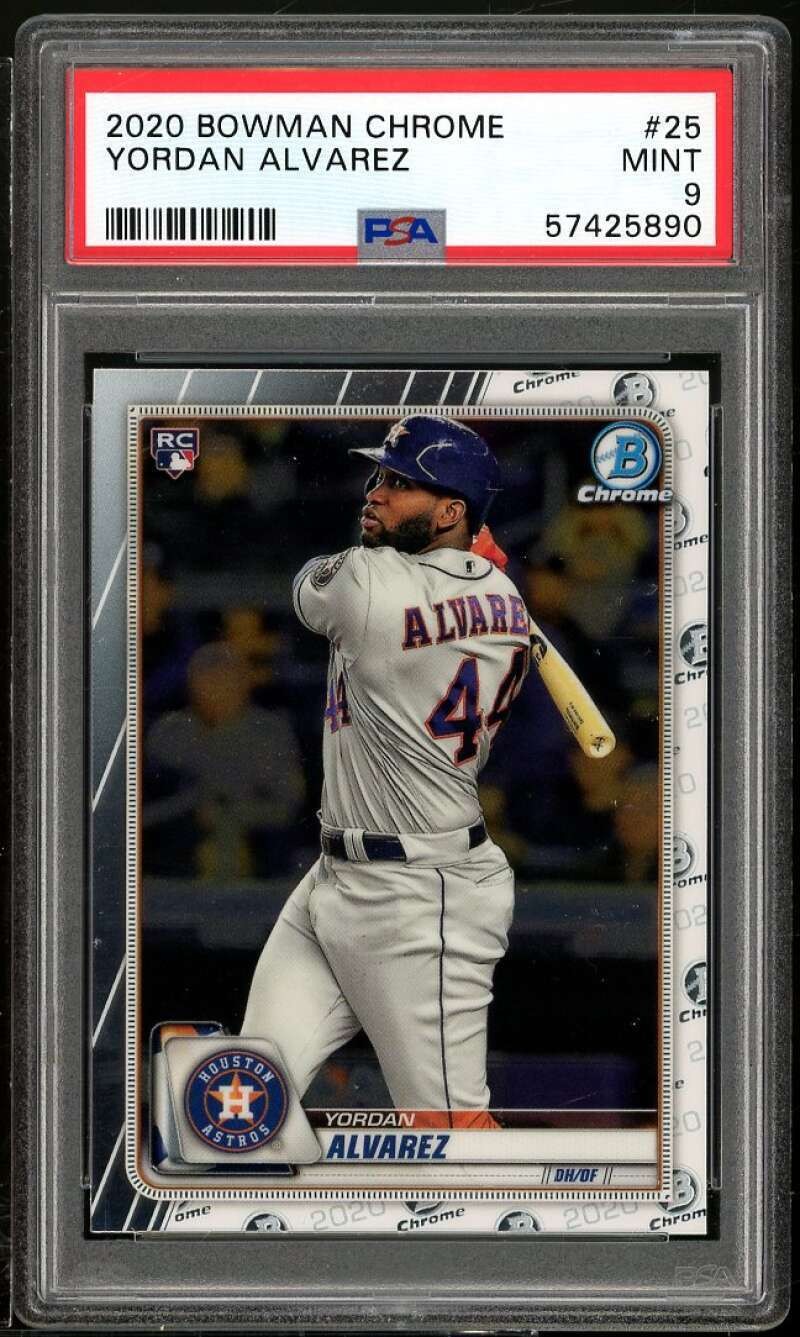 2020 Yordan Alvarez Bowman Chrome Baseball #25