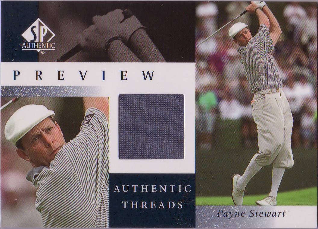 2001 Payne Stewart SP Preview Authentic Threads #PS-AT