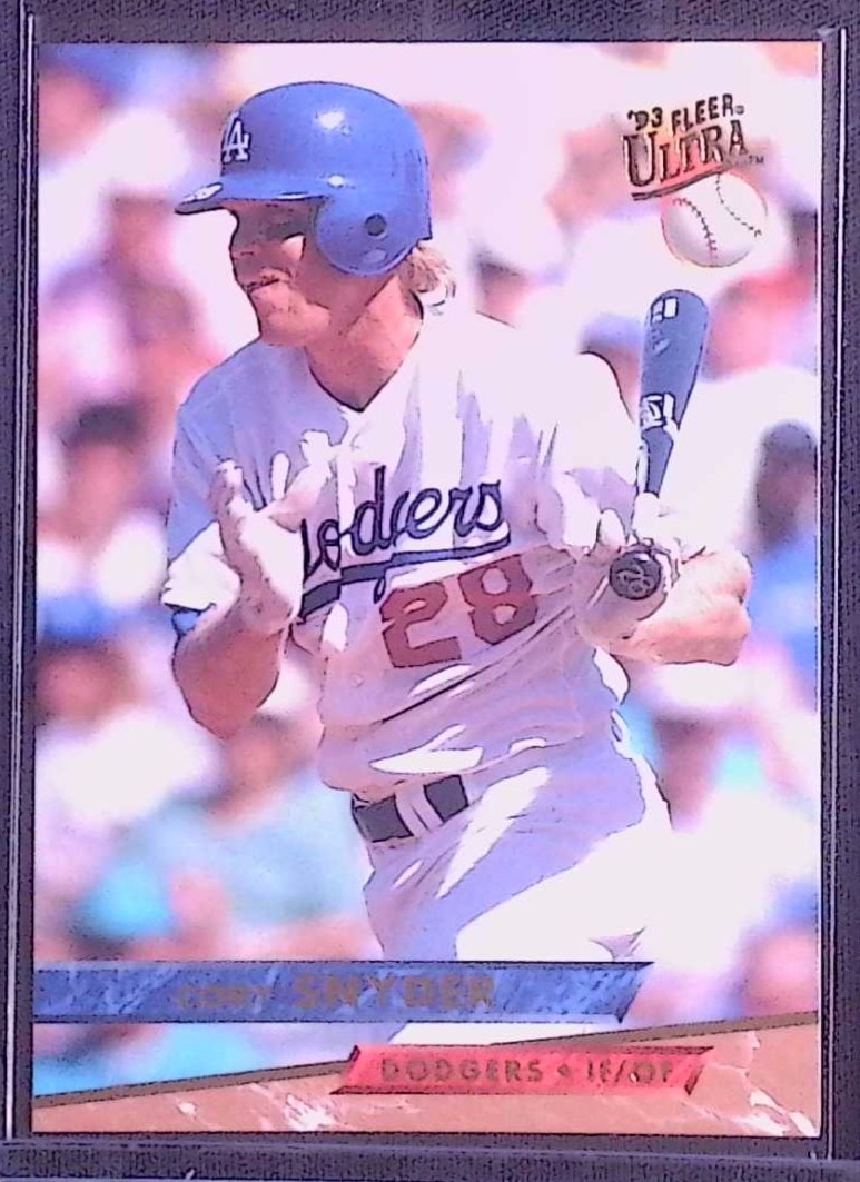 1993 Cory Snyder Fleer Ultra Baseball #405