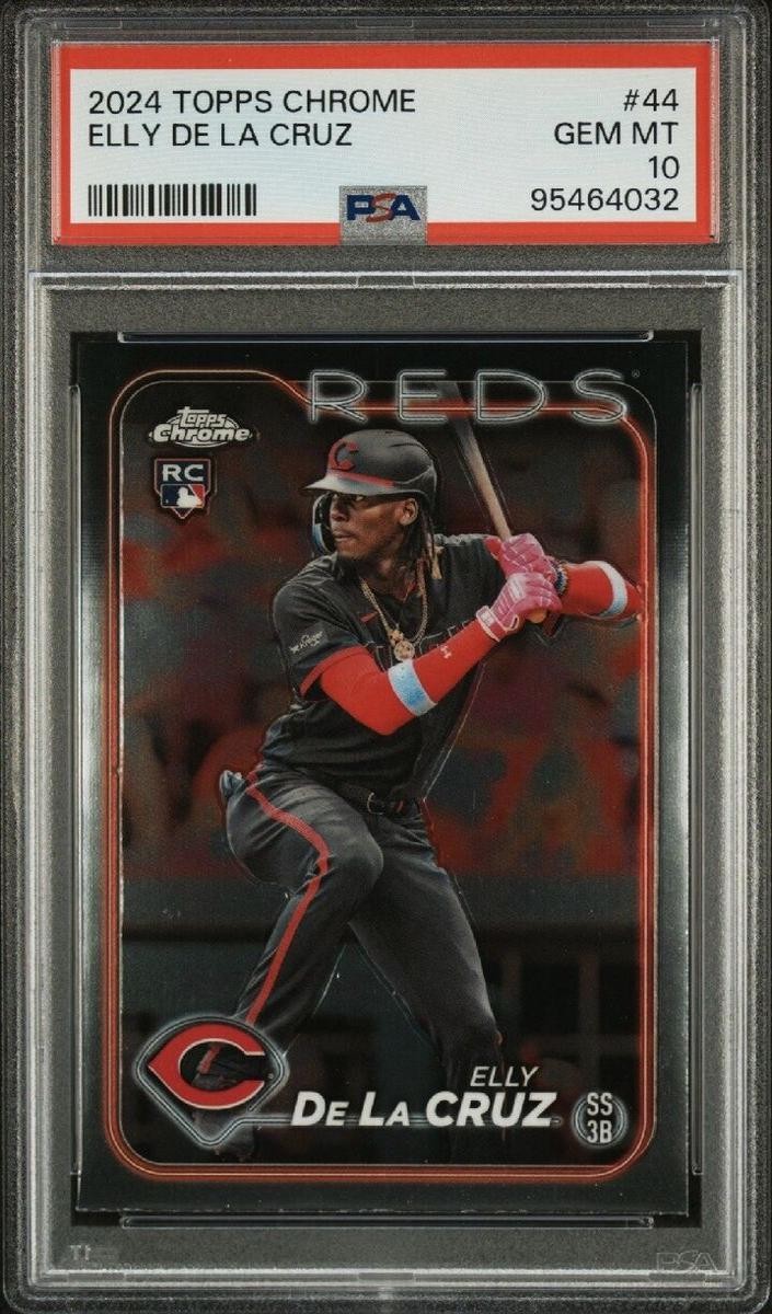 2024 Elly De La Cruz Topps Chrome Baseball #44