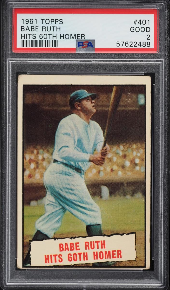 1961 Babe Ruth Topps Baseball #401