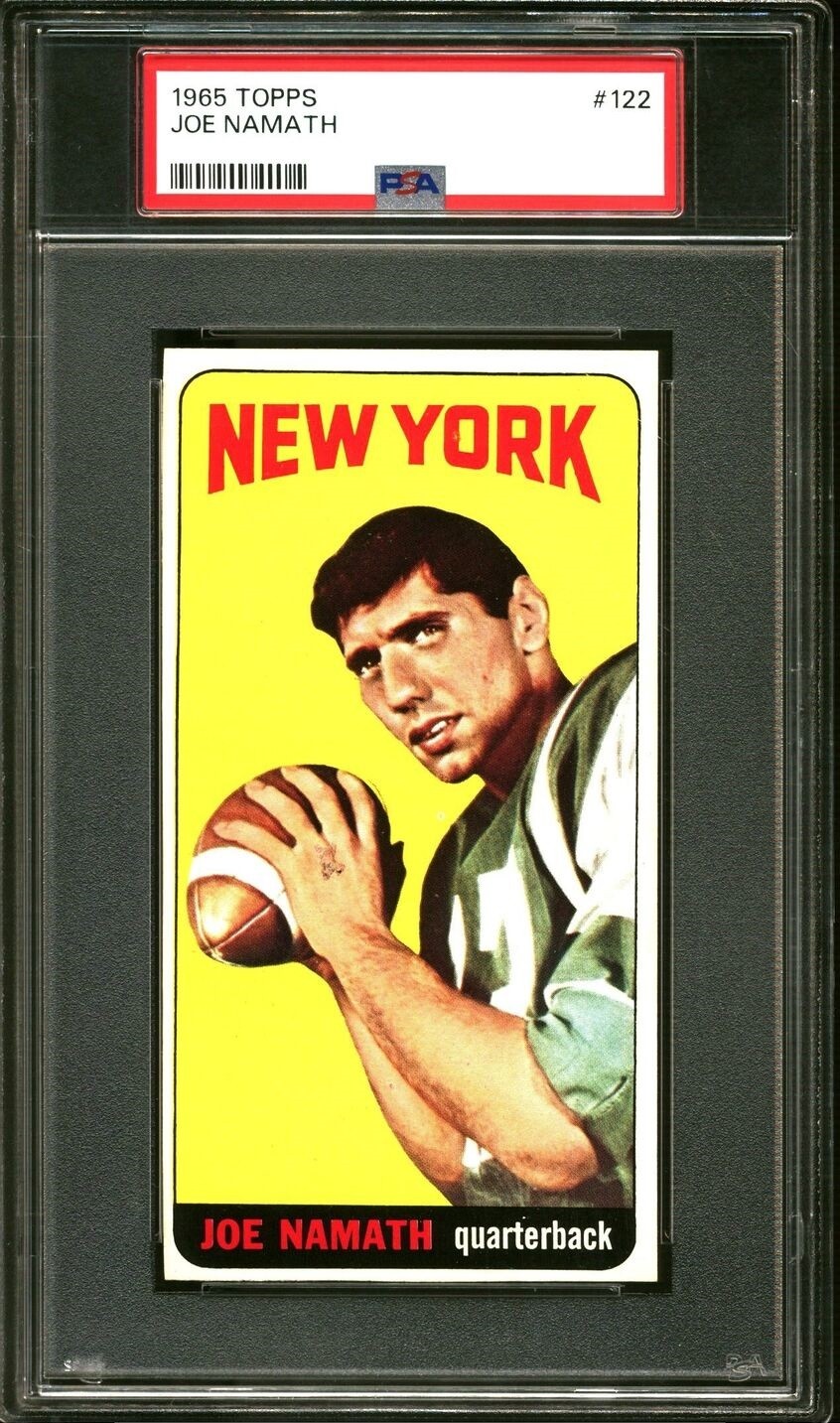 1965 Joe Namath Topps Football #122
