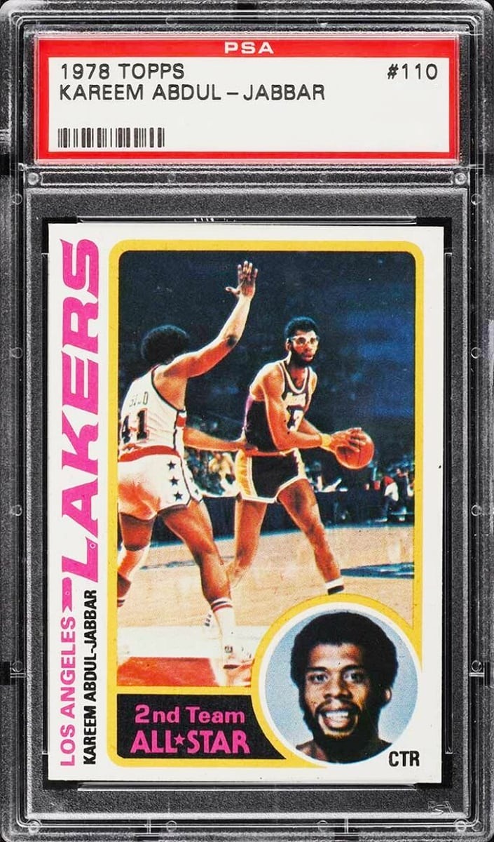 1978 Kareem Abdul-Jabbar Topps Basketball #110