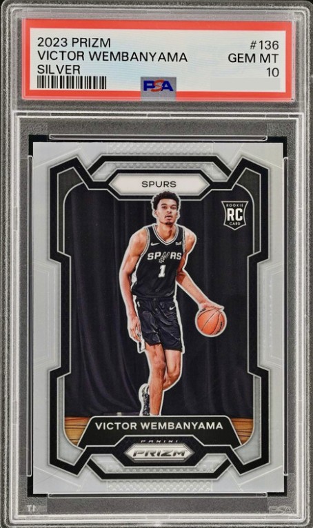 2023 Victor Wembanyama Panini Prizm Basketball #136 (Silver)