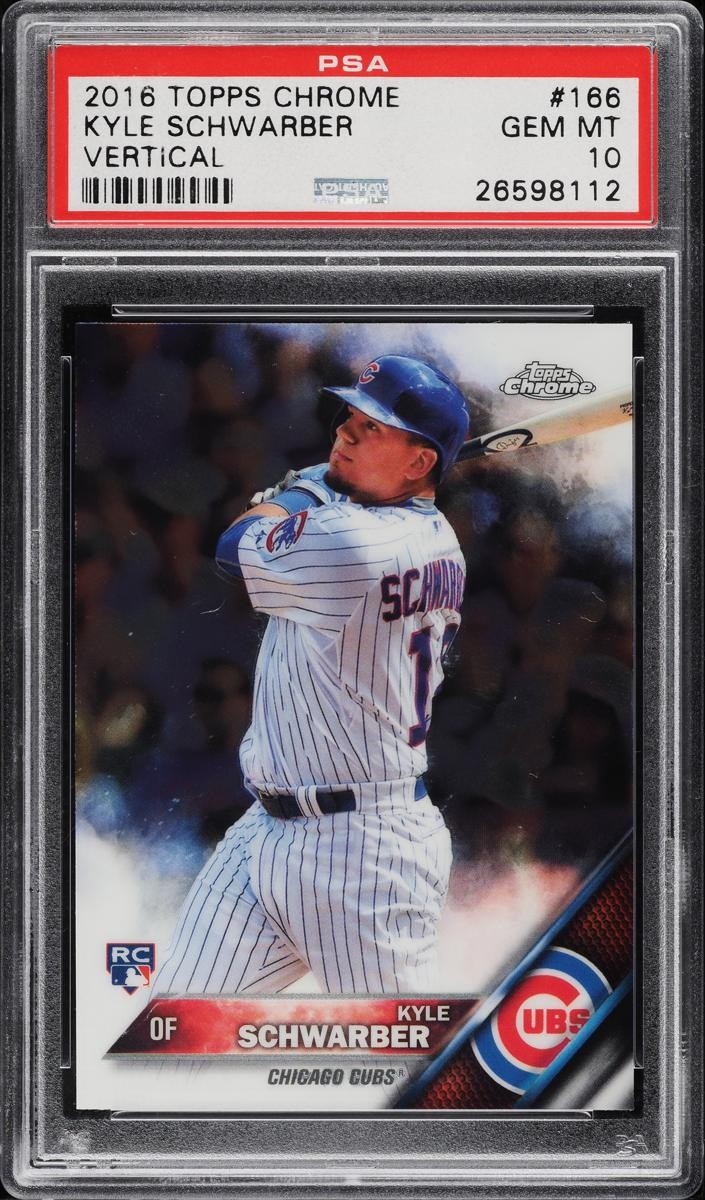2016 Kyle Schwarber Topps Chrome Baseball #166