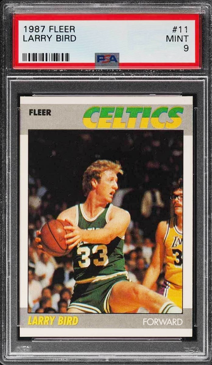 1987 Larry Bird Fleer Basketball #11