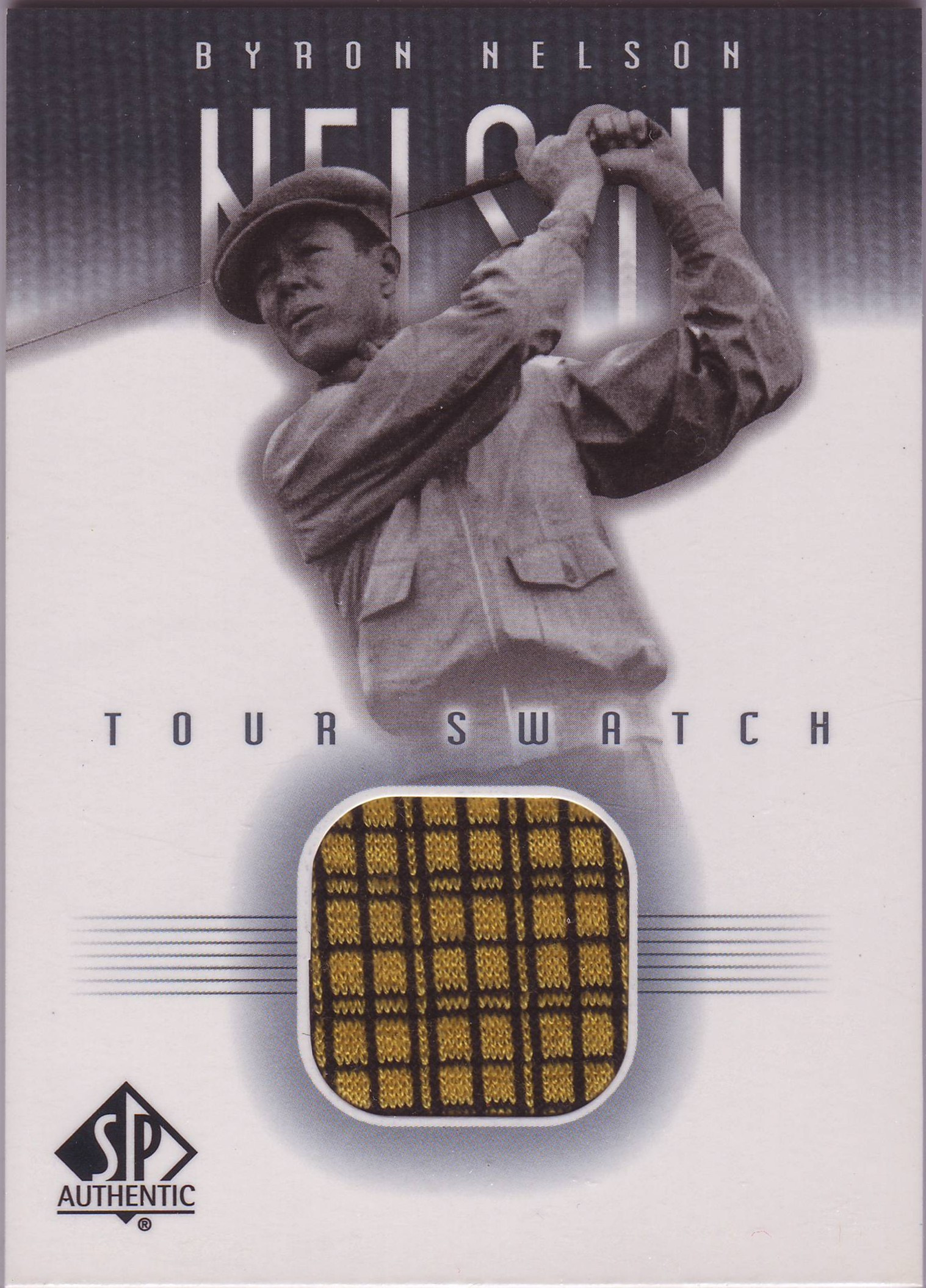 2001 Byron Nelson SP Tour Swatch #BN-TS