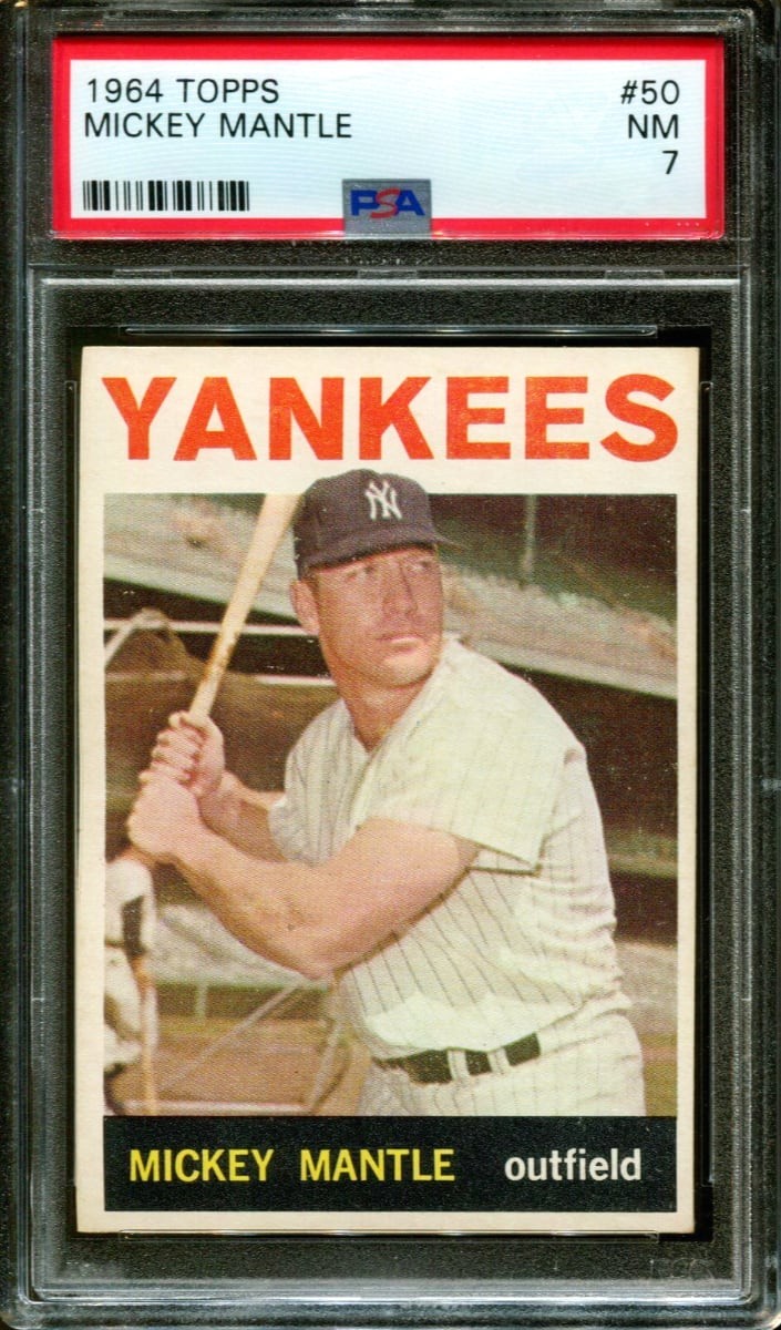 1964 Mickey Mantle Topps Baseball #50