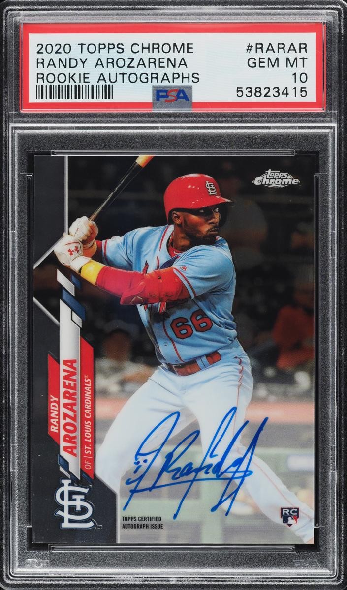 2020 Randy Arozarena Topps Chrome Baseball #RA-RAR
